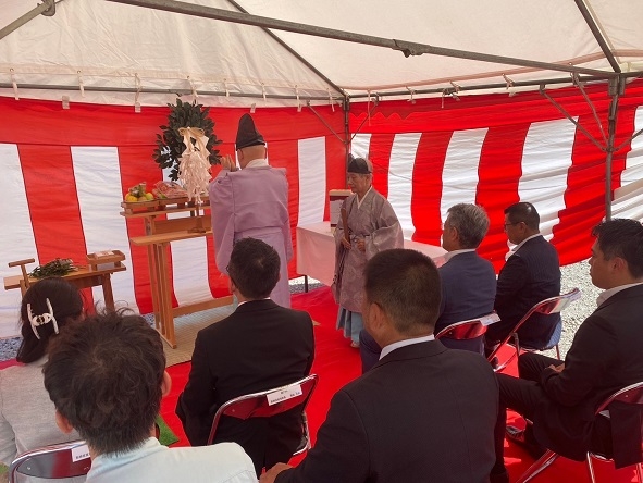 【西宮市上甲子園Ⅱマンション】地鎮祭を行いました